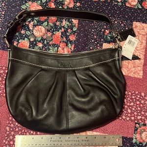 Coach black shoulder bag